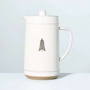 ISO Hearth & Hand With Magnolia Winter Tree Stoneware Hot Cocoa Serving Pot